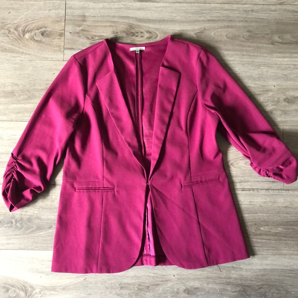 Sleek Pink Blazer